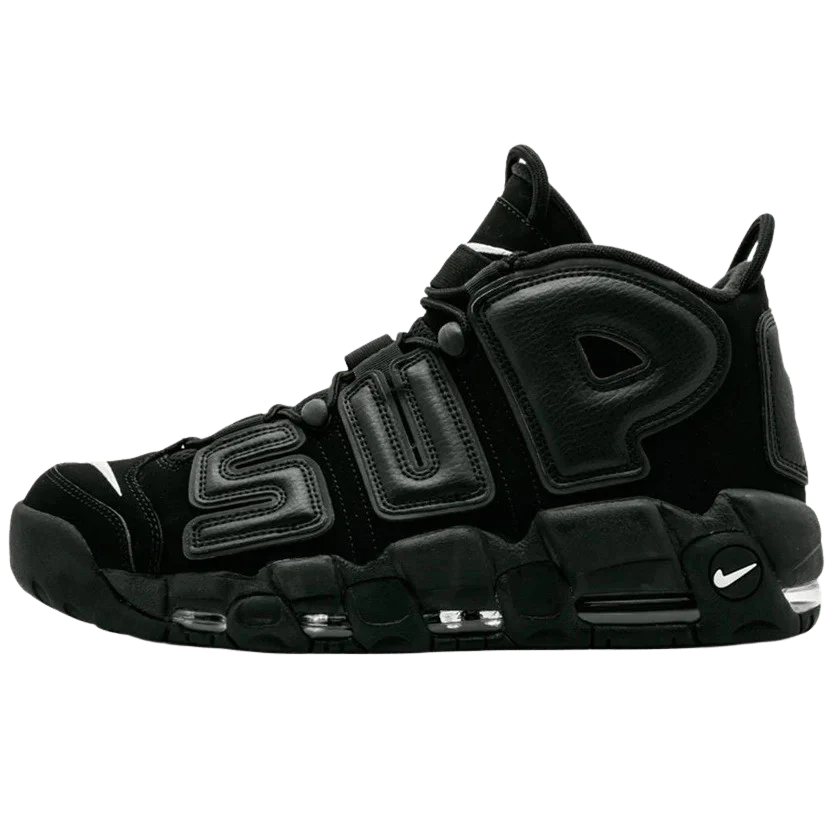 Supreme X Nike Air More Uptempo "Black"