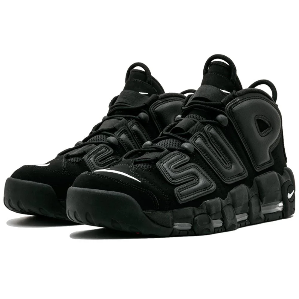 Supreme X Nike Air More Uptempo "Black" - Image 2