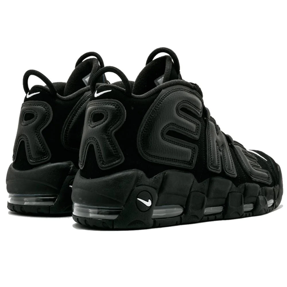 Supreme X Nike Air More Uptempo "Black" - Image 3