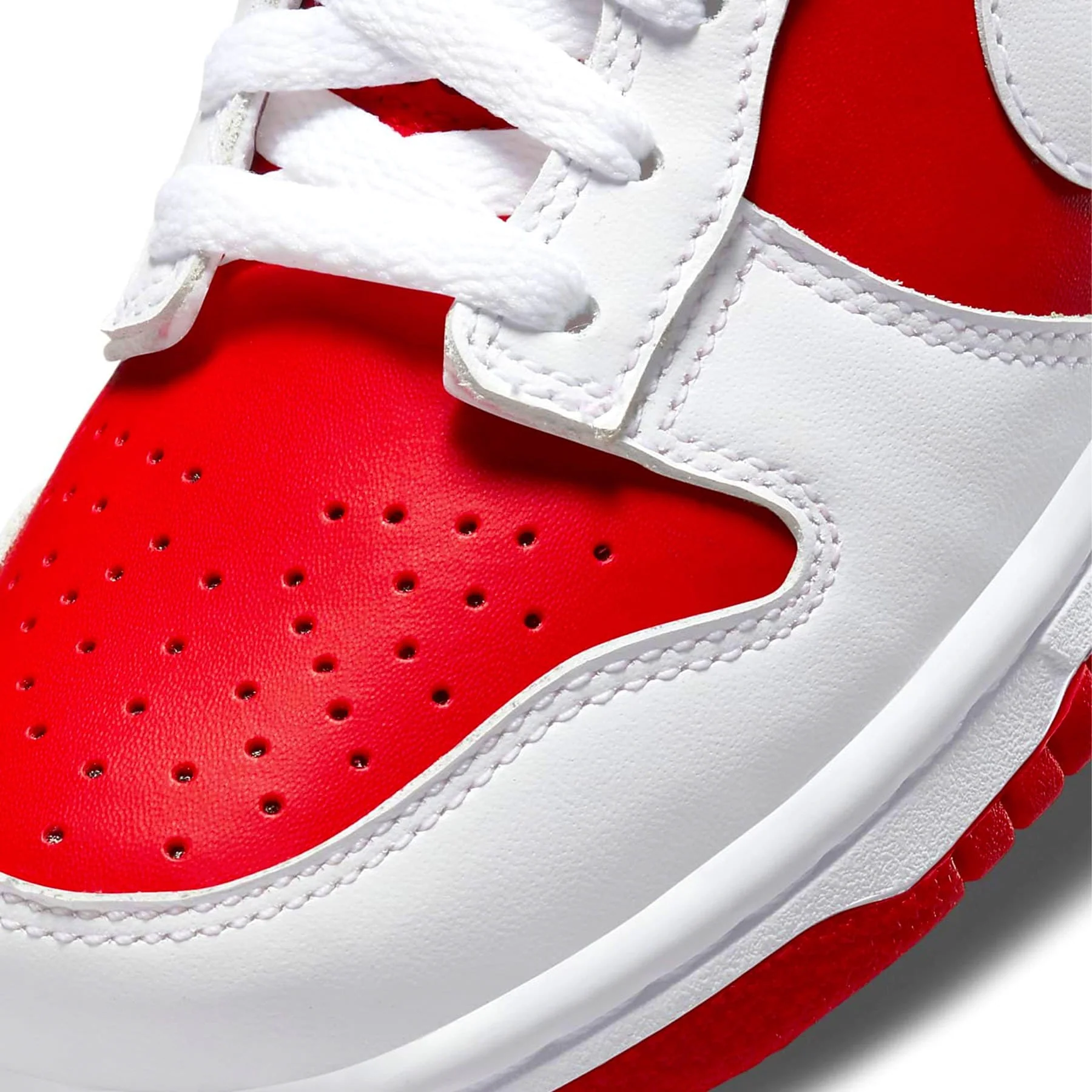 Nike Dunk Low GS 'White University Red' - Image 7