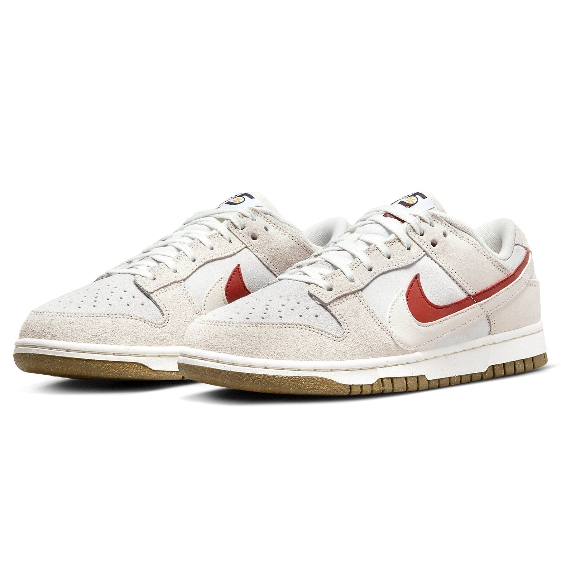 Nike Dunk Low Wmns SE 85 'Double Swoosh Sail Orange' - Image 2