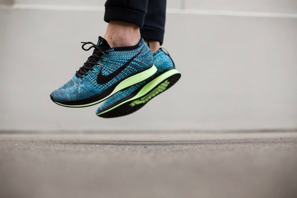 Nike Flyknit Racer Blue Lagoon - Black - Image 5