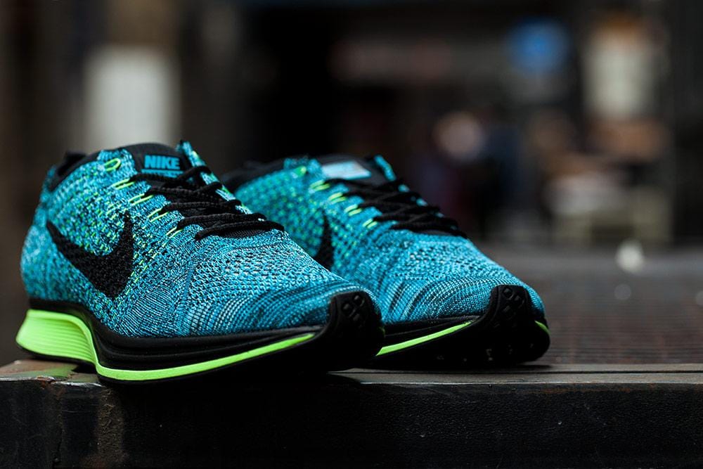 Nike Flyknit Racer Blue Lagoon - Black - Image 6