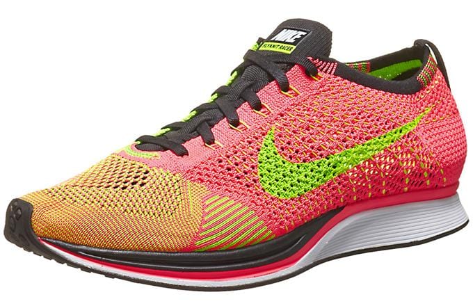 Nike Flyknit Racer Hyper Punch-Volt - Image 4