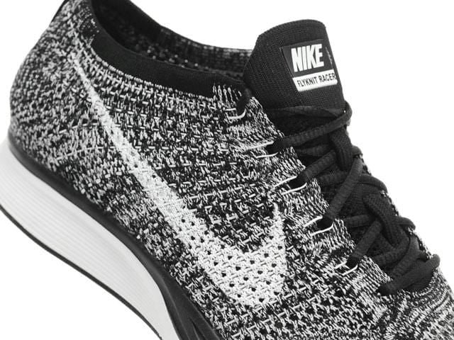 Nike Flyknit Racer Oreo 2 Black White - Image 5