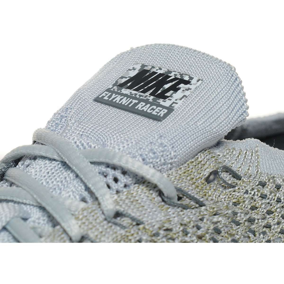 Nike Flyknit Racer Pure Platinum-Cool Grey - Image 6