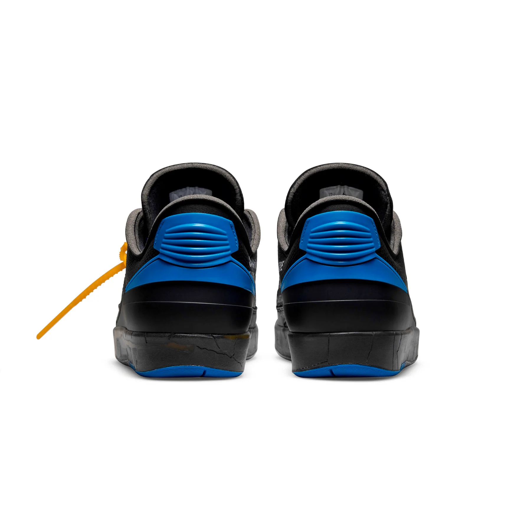 Off-White x Air Jordan 2 Retro Low SP 'Black Varsity Royal' - Image 4