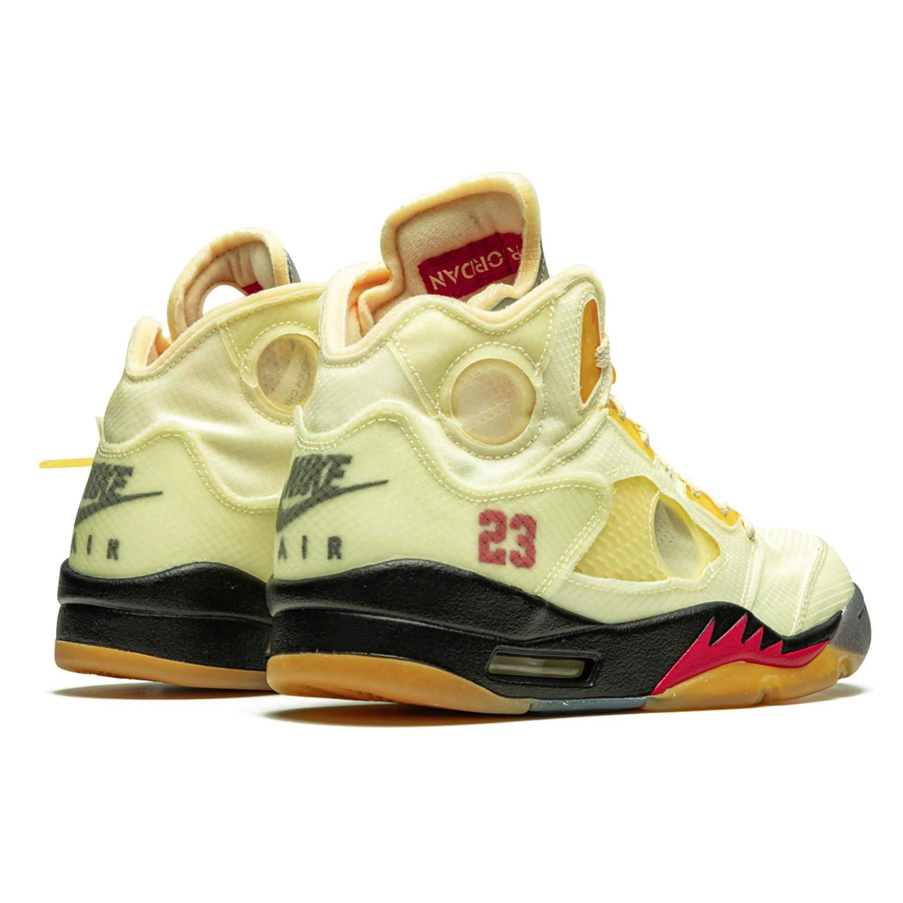 Off-White x Air Jordan 5 SP 'Sail' - Image 3