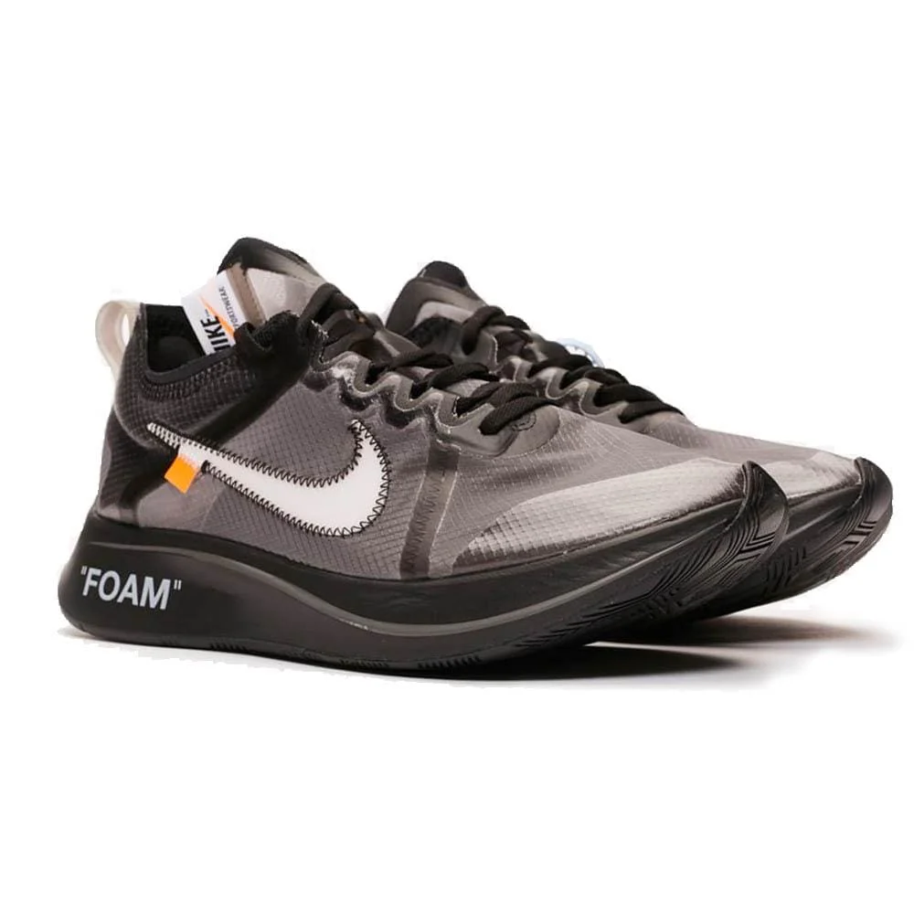 Off-White x Nike Zoom Fly SP Black - Image 2