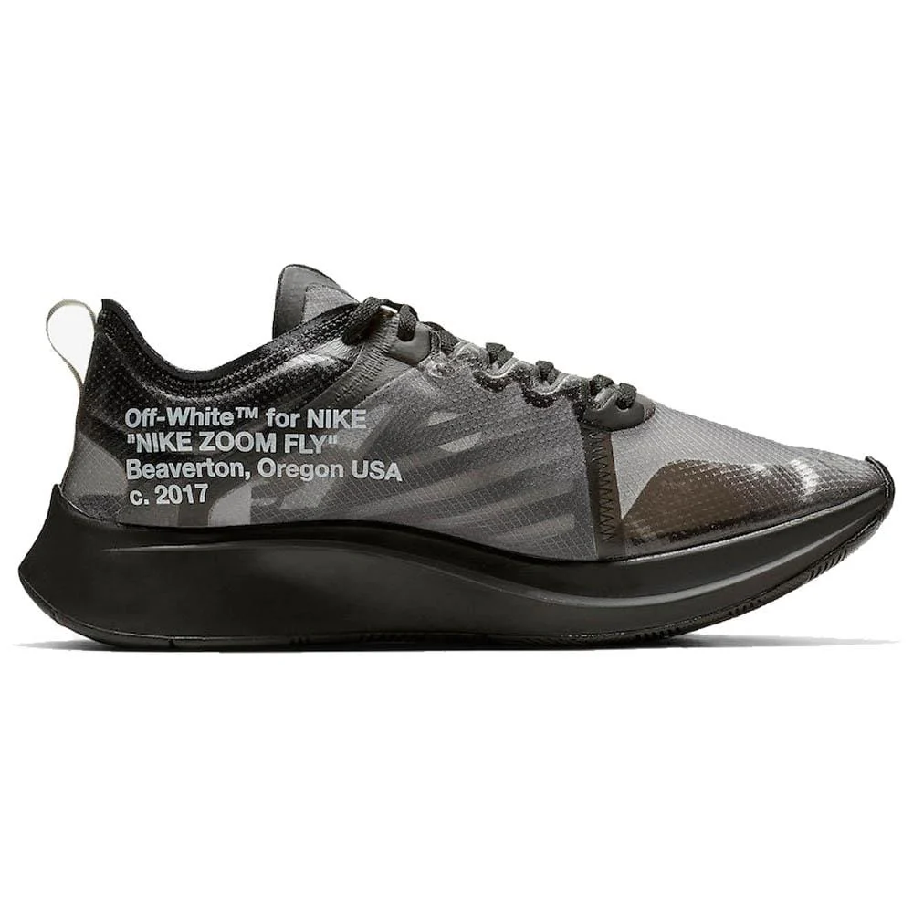 Off-White x Nike Zoom Fly SP Black - Image 4