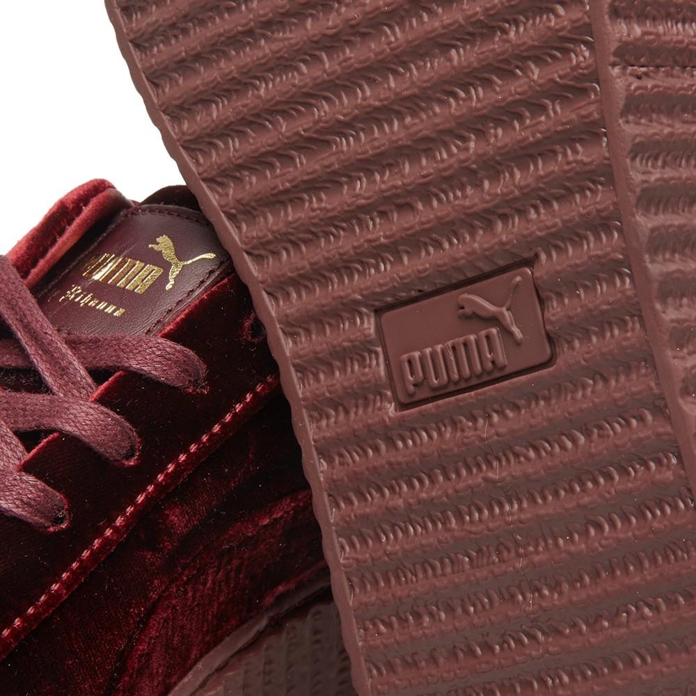 Fenty x Wmns Velvet Creeper 'Burgundy' - Image 8