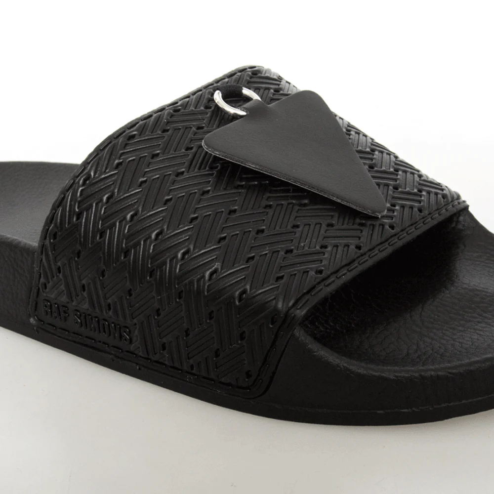 Raf Simons x Adidas Pendant Adilet Sliders Black - Image 4