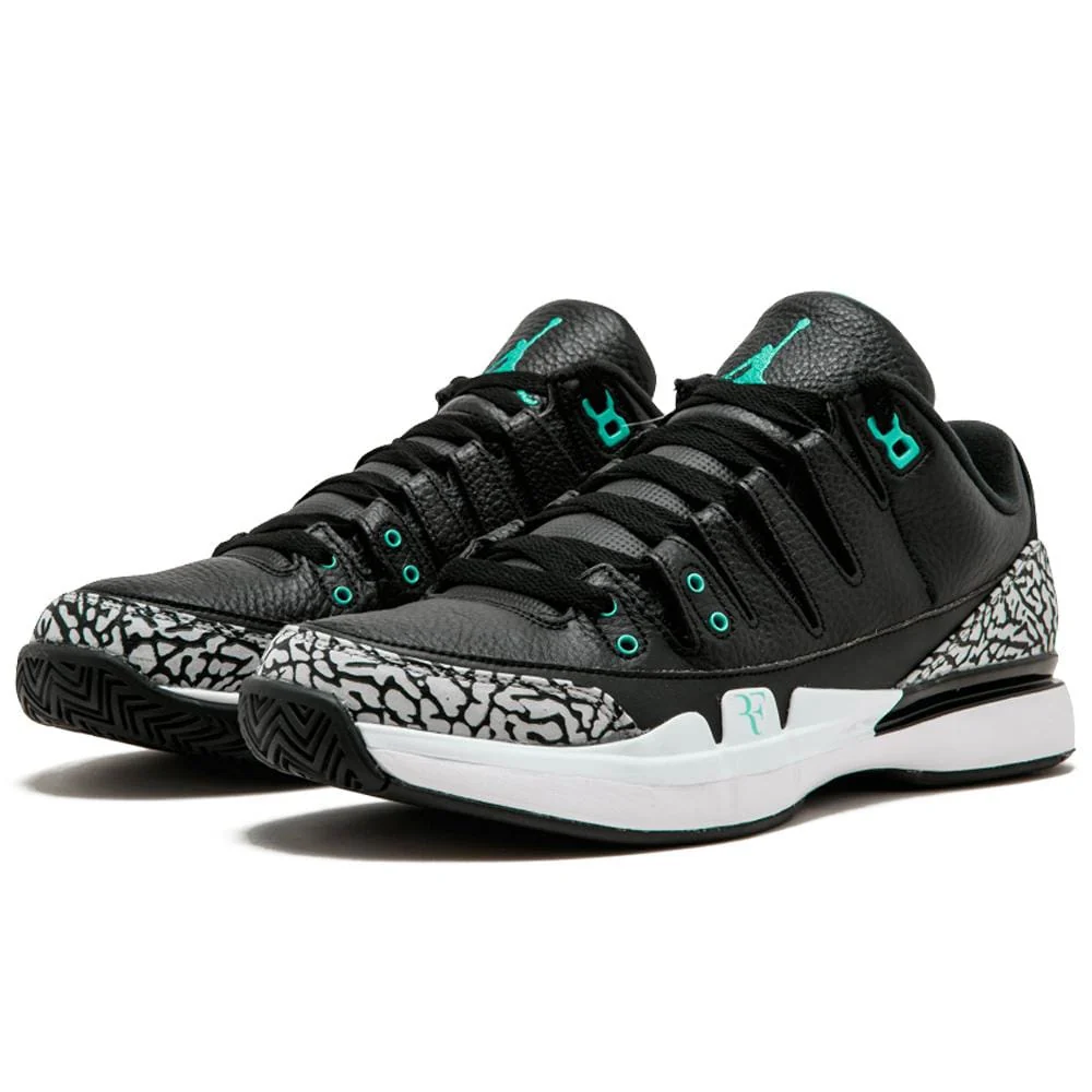 Roger Federer x Nike Zoom Vapor Air Jordan 3 Atmos - Image 8