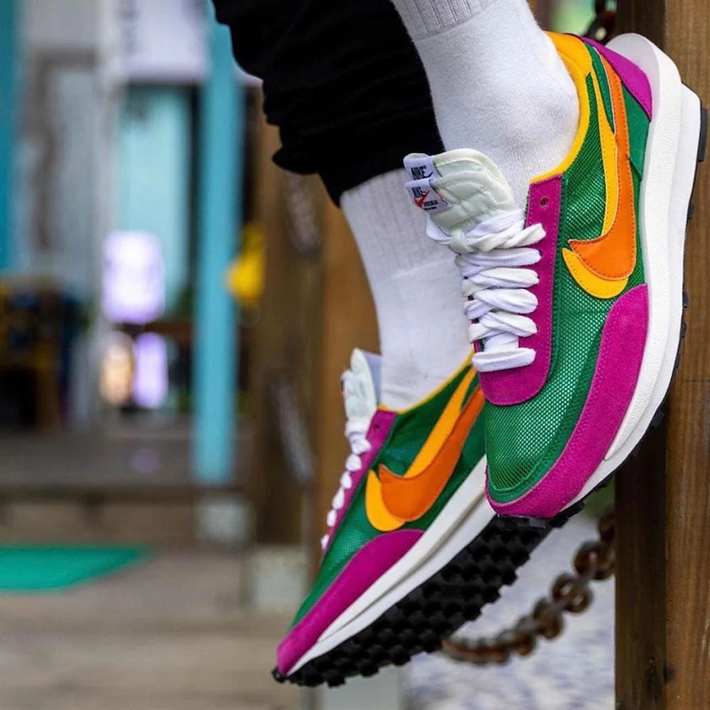 Sacai x LDWaffle 'Pine Green' - Image 4