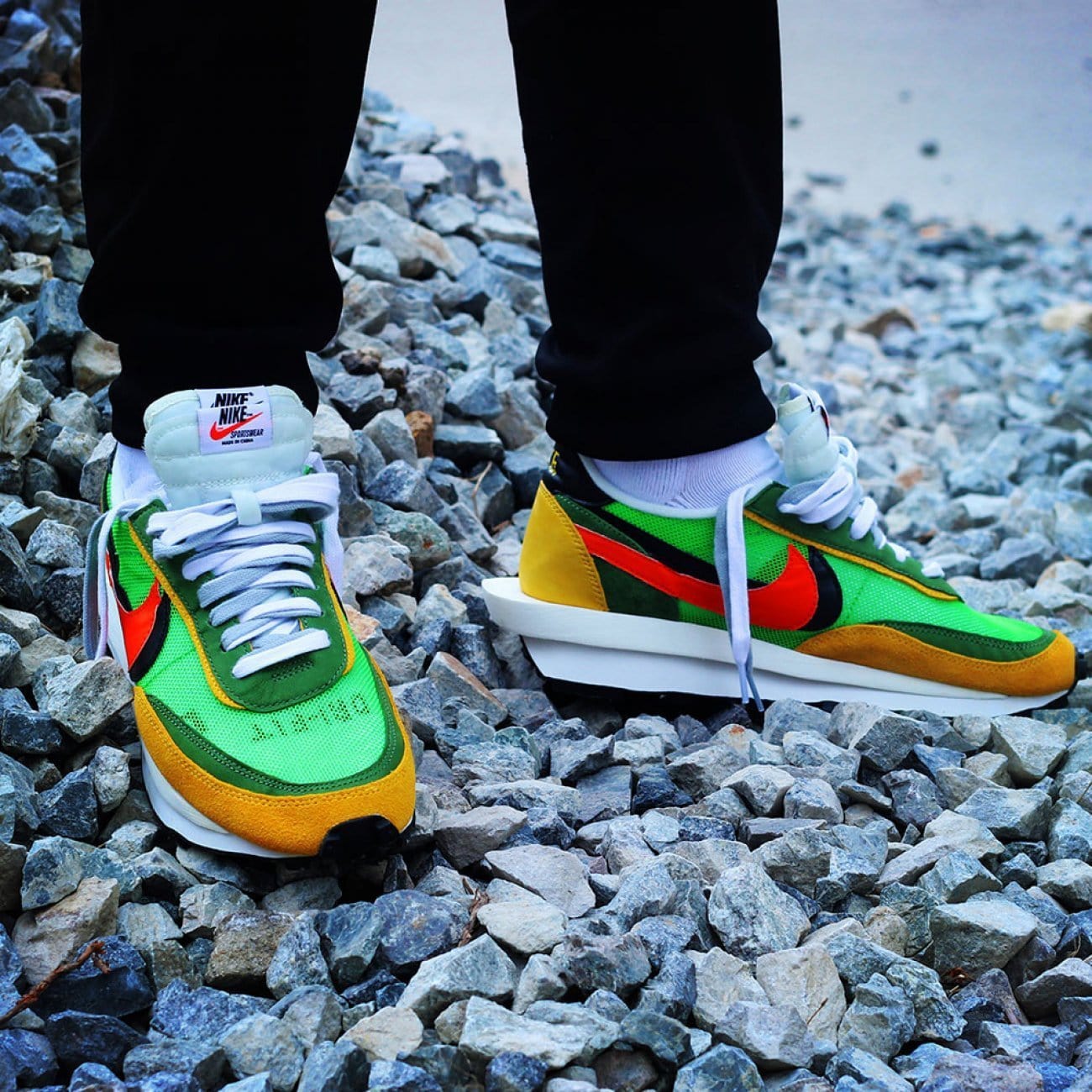 Sacai x Nike LDV Waffle Daybreak Green - Image 5