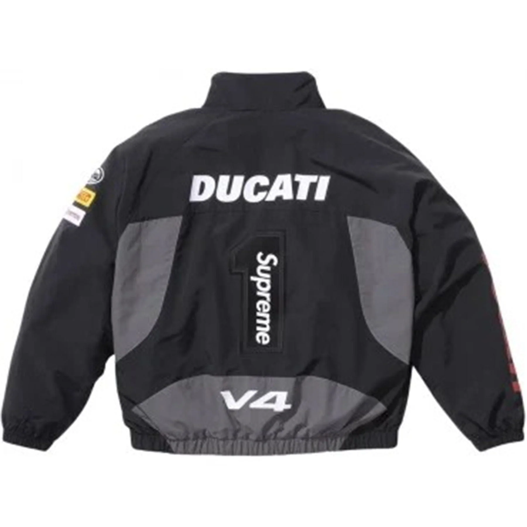 Supreme x Ducati Track Jacket 'Black' - Image 2