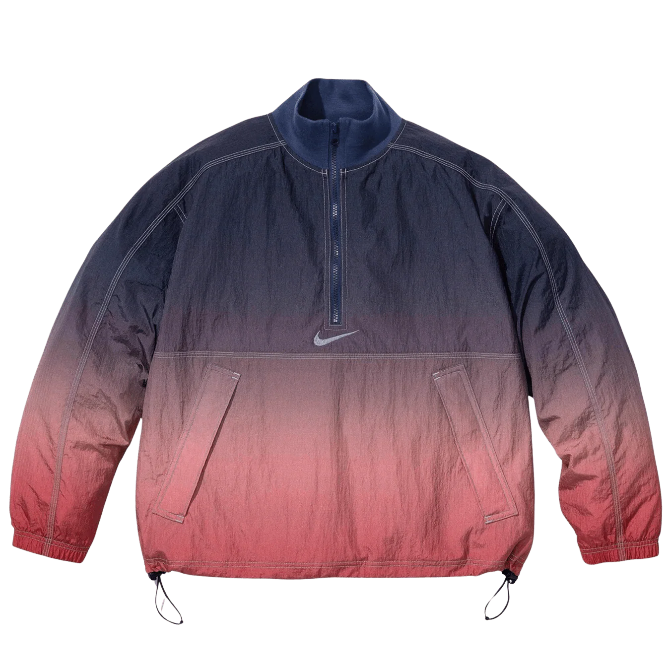 Supreme x Nike Ripstop Pullover 'Blue Red'