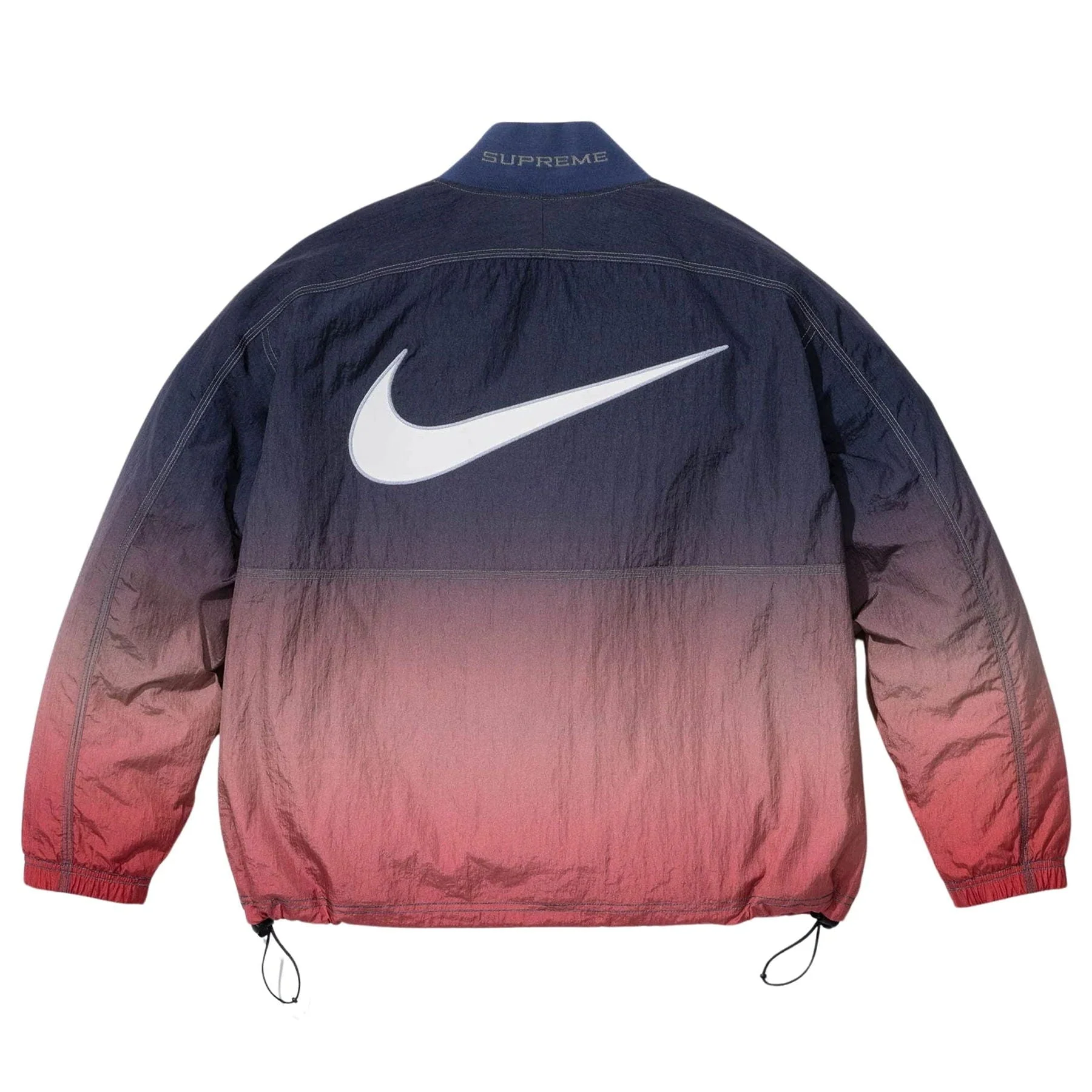 Supreme x Nike Ripstop Pullover 'Blue Red' - Image 2