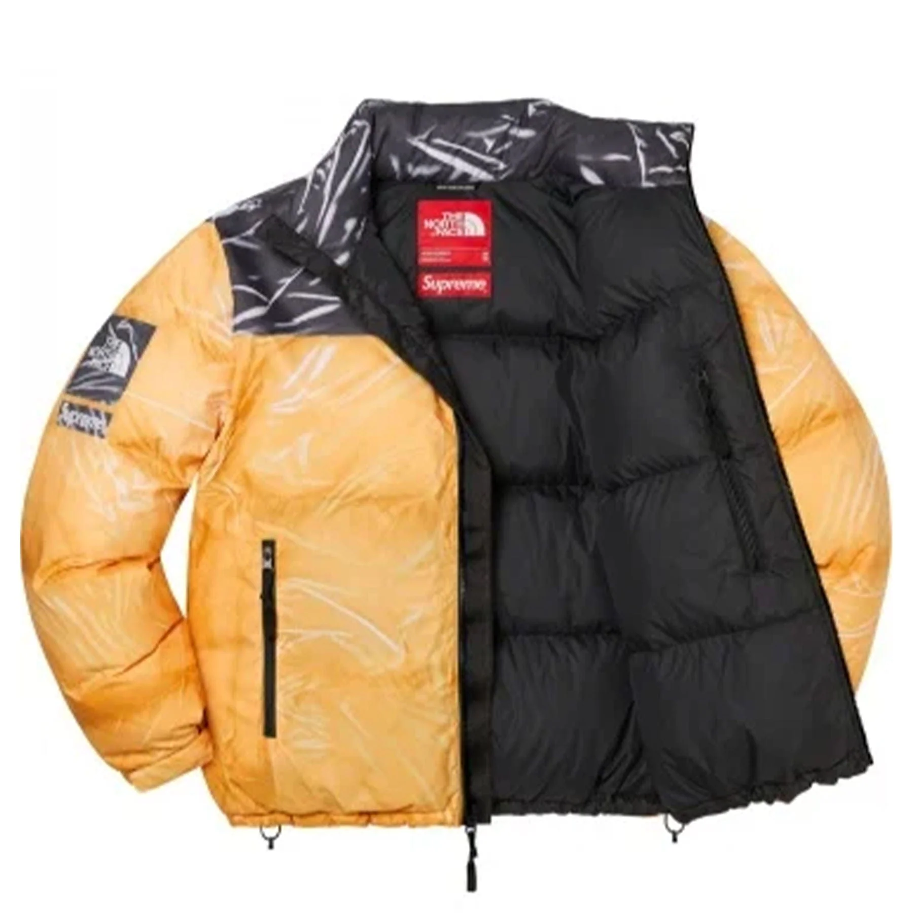 Supreme The North Face Trompe L'oeil Printed Nuptse Jacket - Image 2