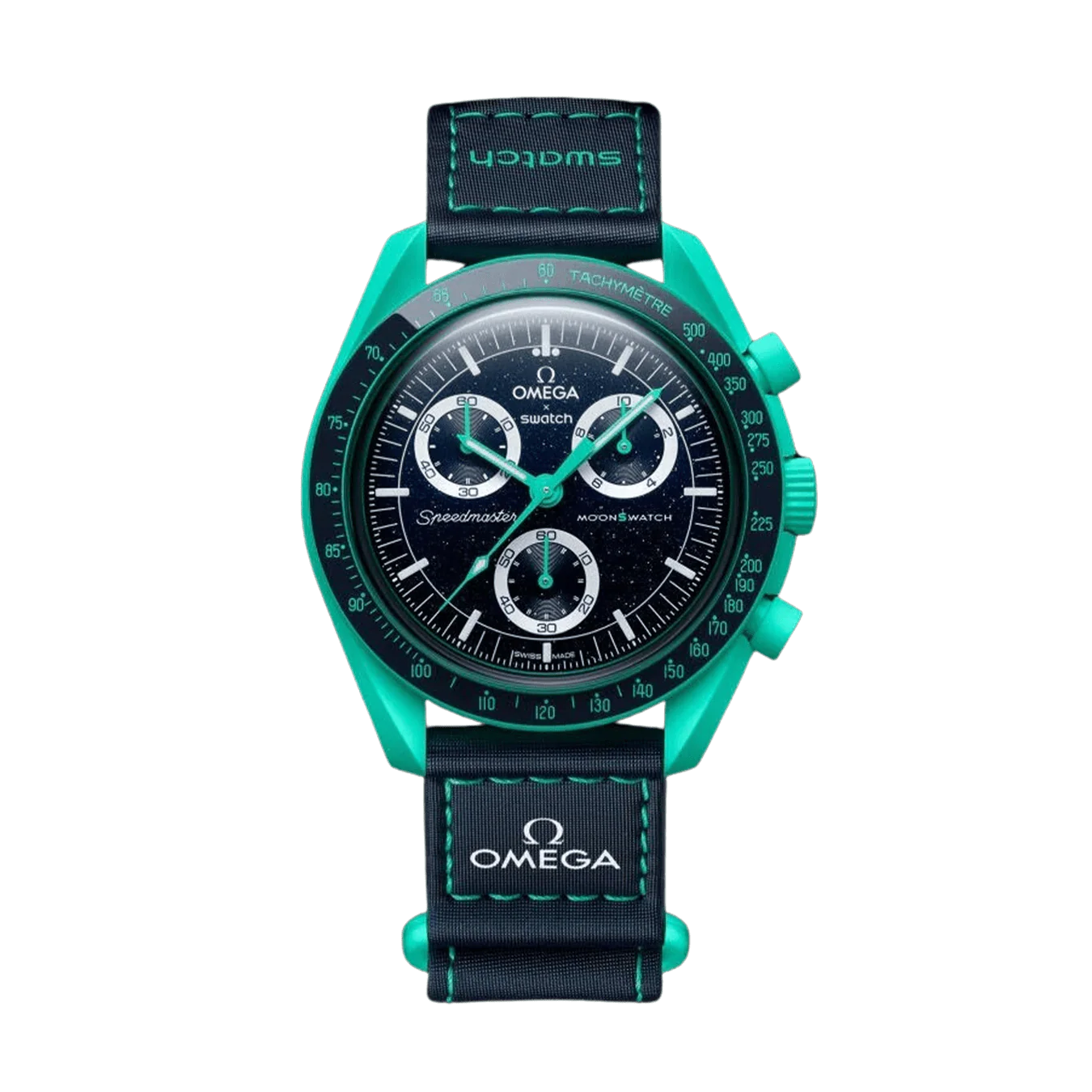 Swatch x Omega Bioceramic Moonswatch Mission On Earth - Polar Lights