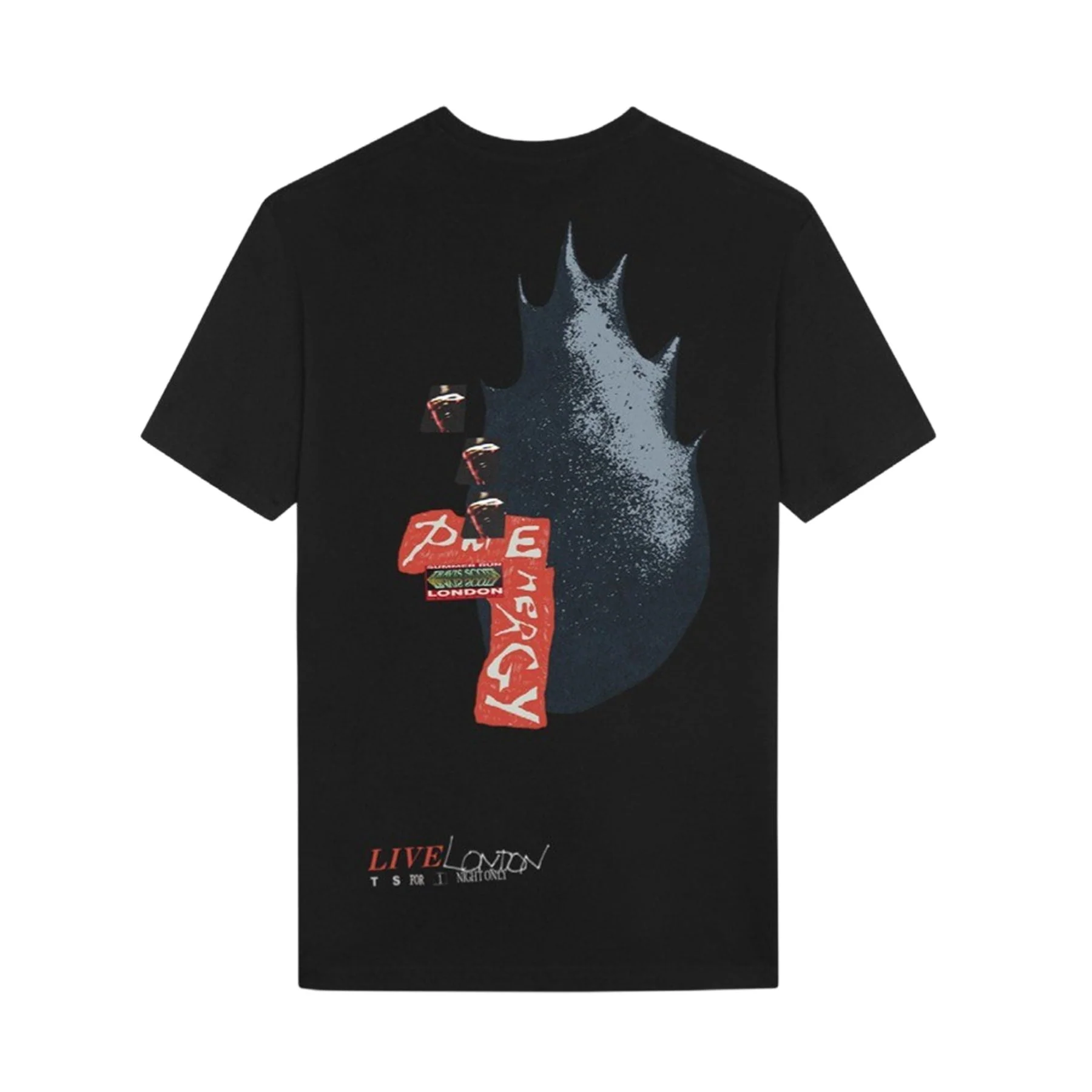 Travis Scott Summer Run 2023 Tee- Black (London) - Image 2