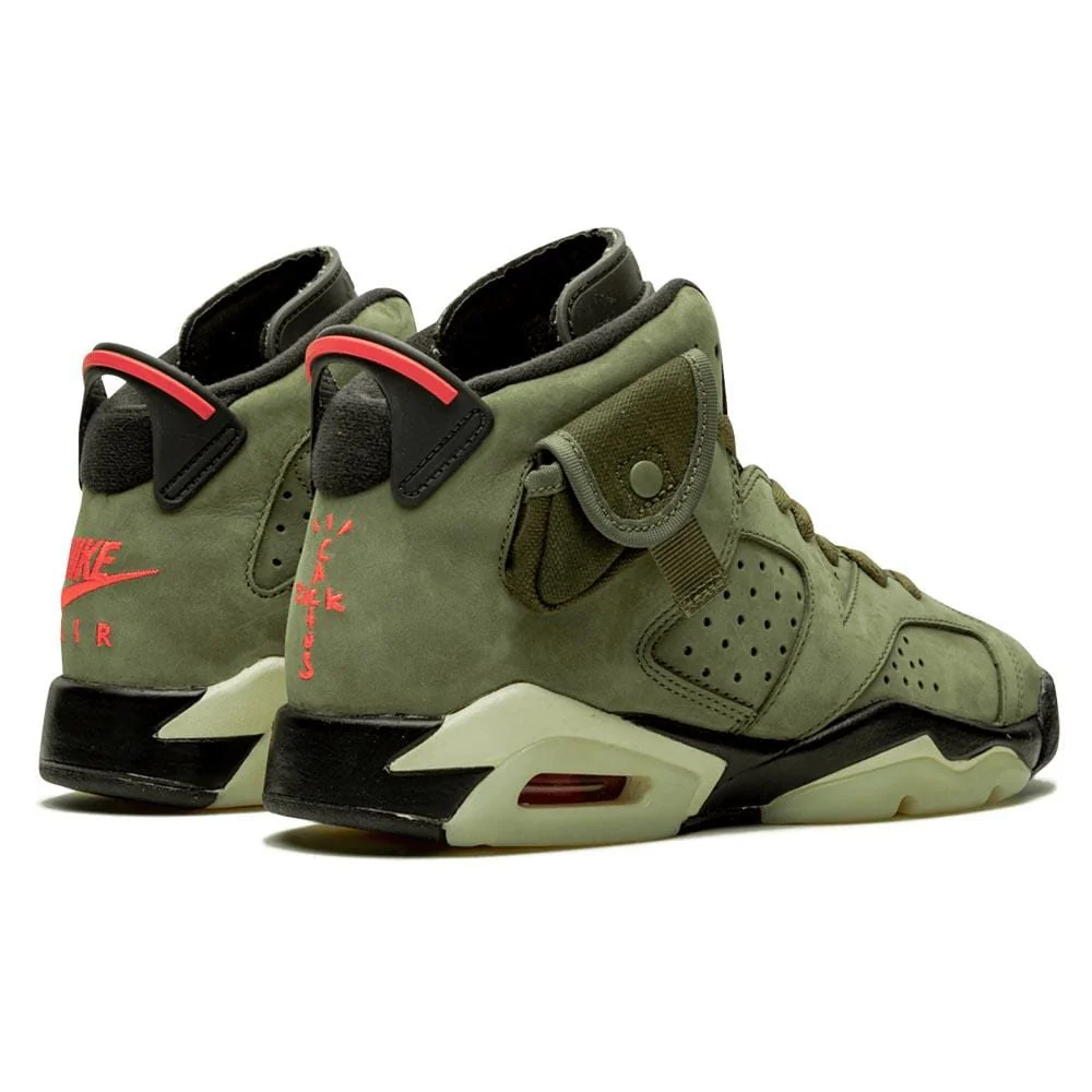 Travis Scott x Air Jordan 6 Retro GS 'Olive' - Image 4